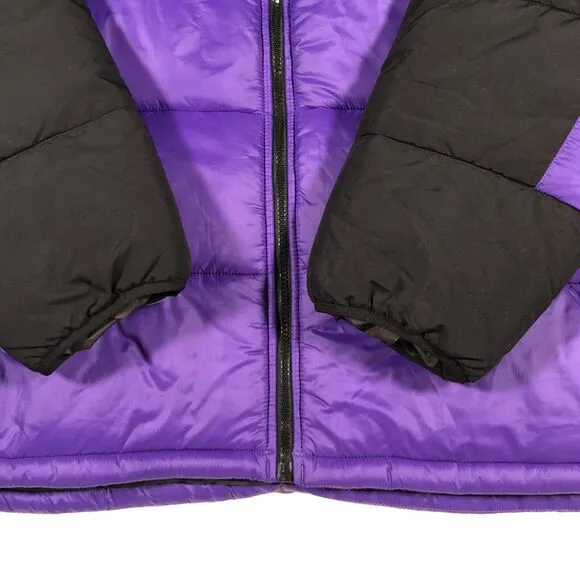 The North Face Down Puffer Jacket Size XXL 2XL Purple Black B33