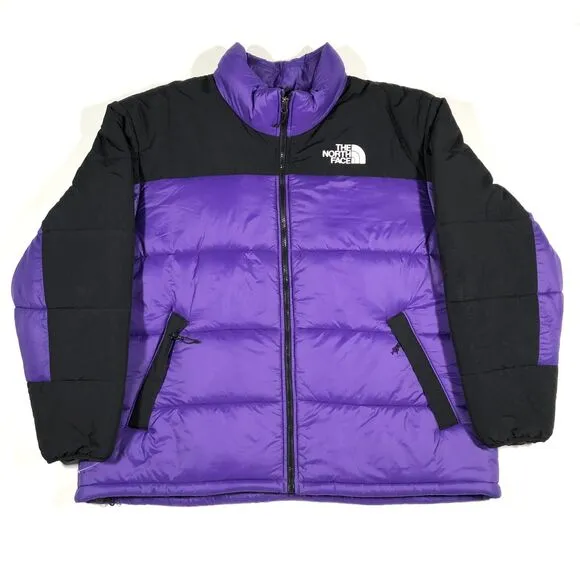 The North Face Down Puffer Jacket Size XXL 2XL Purple Black B33