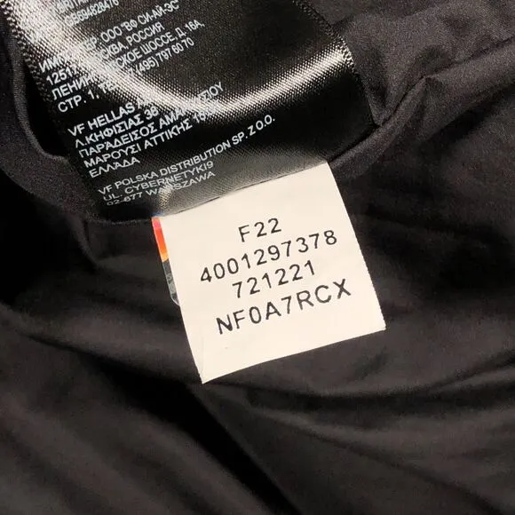 The North Face Down Puffer Jacket Size XXL 2XL Purple Black B33