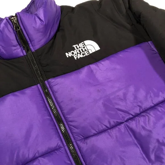 The North Face Down Puffer Jacket Size XXL 2XL Purple Black B33