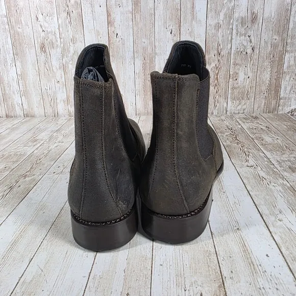 Thursday Boot Co. Chelsea Boots Suede Leather Ankle Dress Brown 9.5
