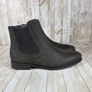 Thursday Boot Co. Chelsea Boots Suede Leather Ankle Dress Brown 9.5