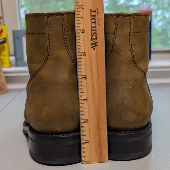 Thursday Boot Company Lace Up Captains Leather Brown Men’s Boots 8.5 leather