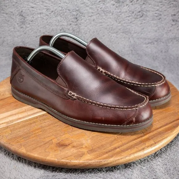 TIMBERLAND Bluffton Ortholite Slip-On Loafer Brown Mens Size 10.5