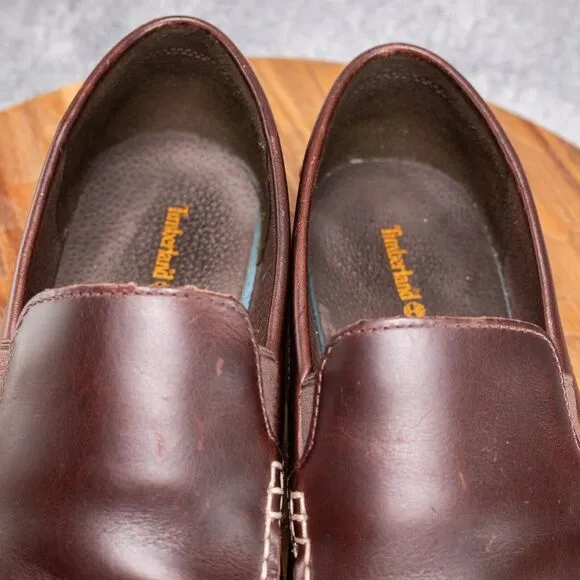 TIMBERLAND Bluffton Ortholite Slip-On Loafer Brown Mens Size 10.5