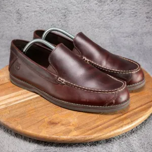 TIMBERLAND Bluffton Ortholite Slip-On Loafer Brown Mens Size 10.5