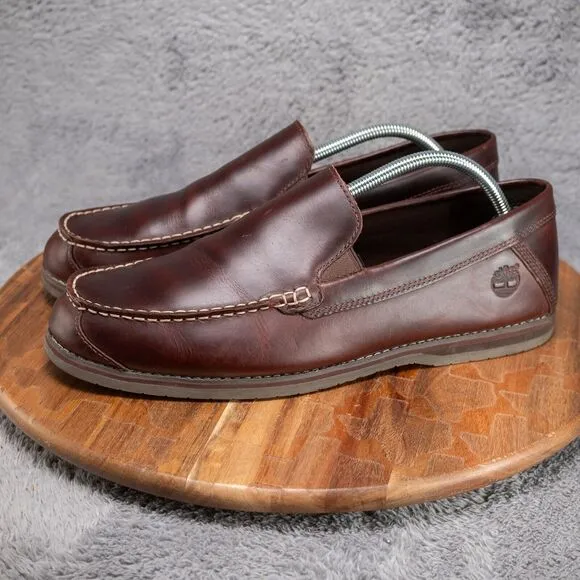 TIMBERLAND Bluffton Ortholite Slip-On Loafer Brown Mens Size 10.5