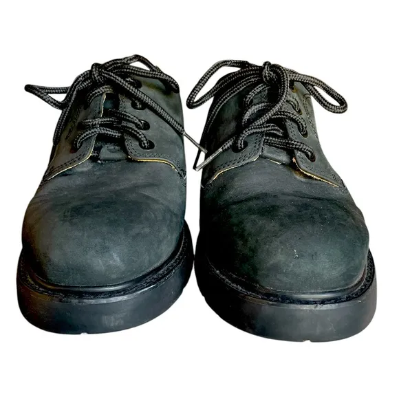 🔥Timberland Classic Black Suede Leather Lug Sole Lace Up Oxfords, Mens Size 10