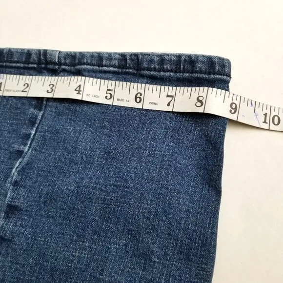 TK AXEL Slim Boot Cut Medium Wash Denim Jeans Mens Size 34x32 Western Y2K Cowboy