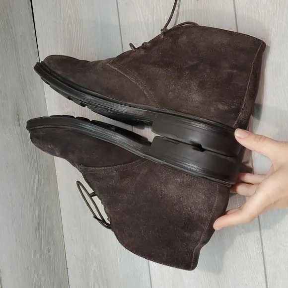 To Boot New York Adam Derrick High Top Suede Chukka Oxford shoes boots sz 10