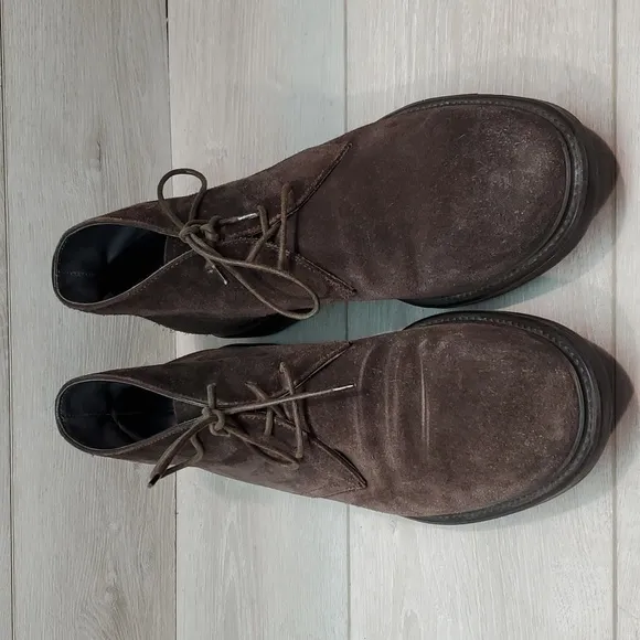 To Boot New York Adam Derrick High Top Suede Chukka Oxford shoes boots sz 10