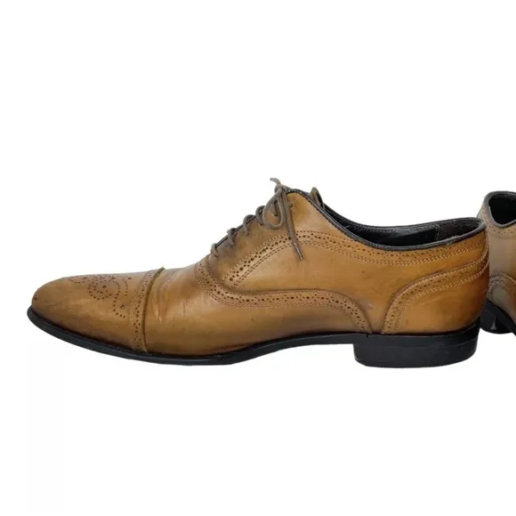 To Boot New York David Cap Toe Oxfords Italian Leather Dress Shoes Men's 10.5