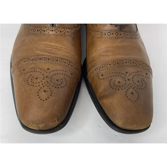 To Boot New York David Cap Toe Oxfords Italian Leather Dress Shoes Men's 10.5