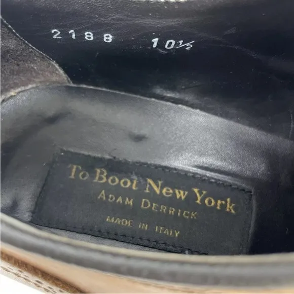 To Boot New York David Cap Toe Oxfords Italian Leather Dress Shoes Men's 10.5