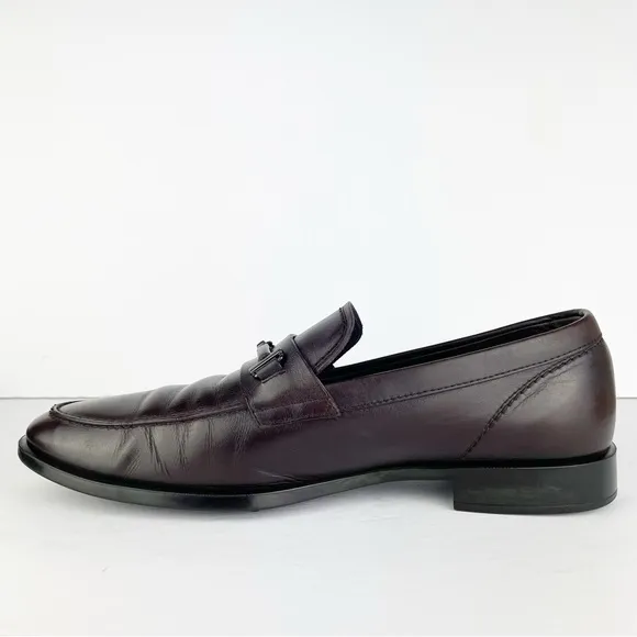Tod’s Brown Leather Horsebit Slip On Shoes Loafers