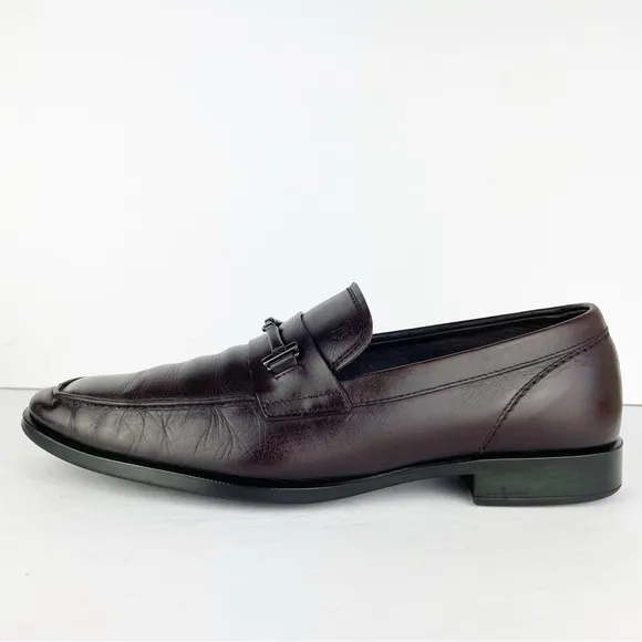 Tod’s Brown Leather Horsebit Slip On Shoes Loafers