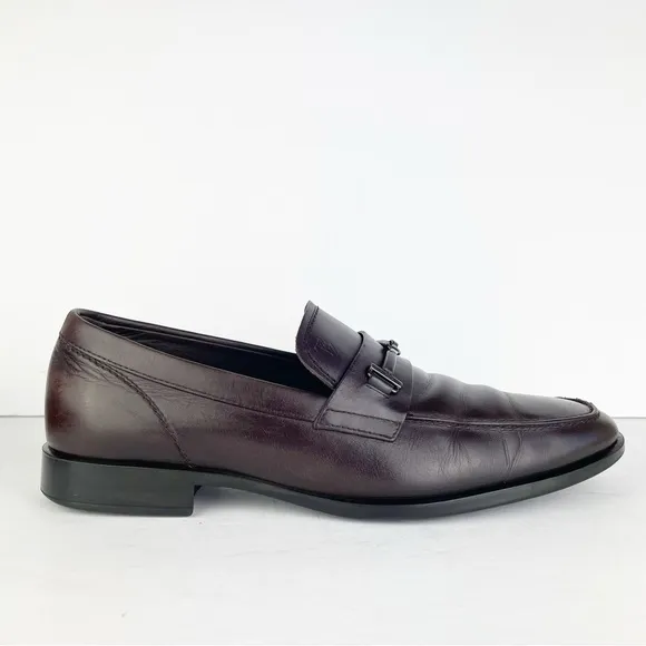 Tod’s Brown Leather Horsebit Slip On Shoes Loafers