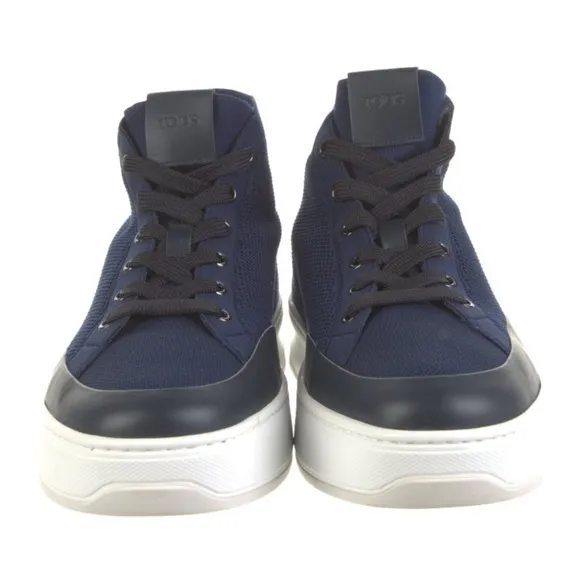 Tods high top knit cassetta shoes