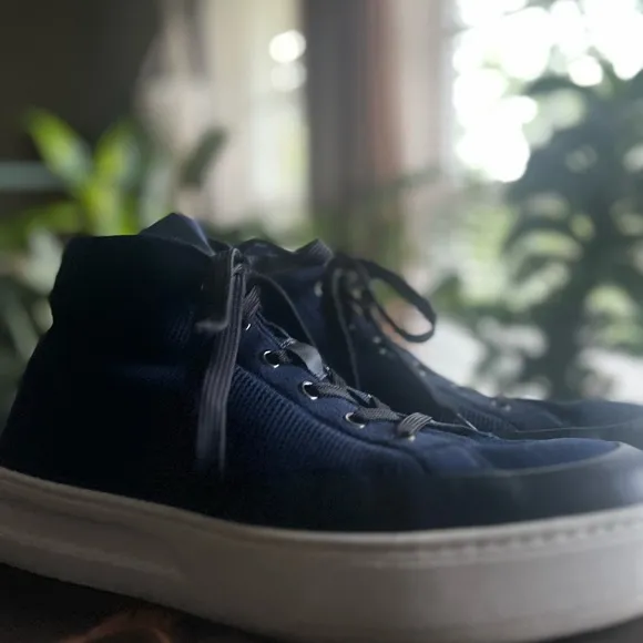 Tods high top knit cassetta shoes