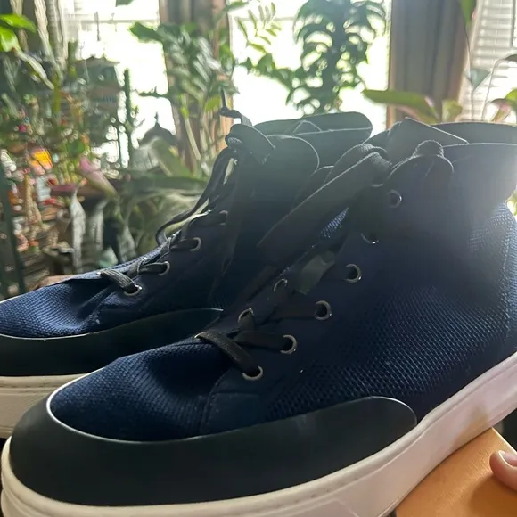 Tods high top knit cassetta shoes