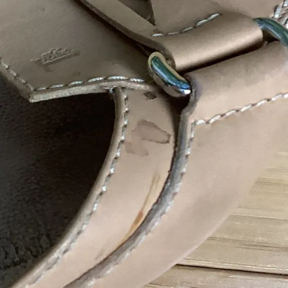 Tod’s Tan Leather Flats Shoes 8.5