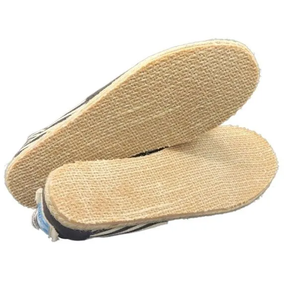 TOMS Classic Canvas Alpargatas Men's Shoes Black Striped size 10 NWOT