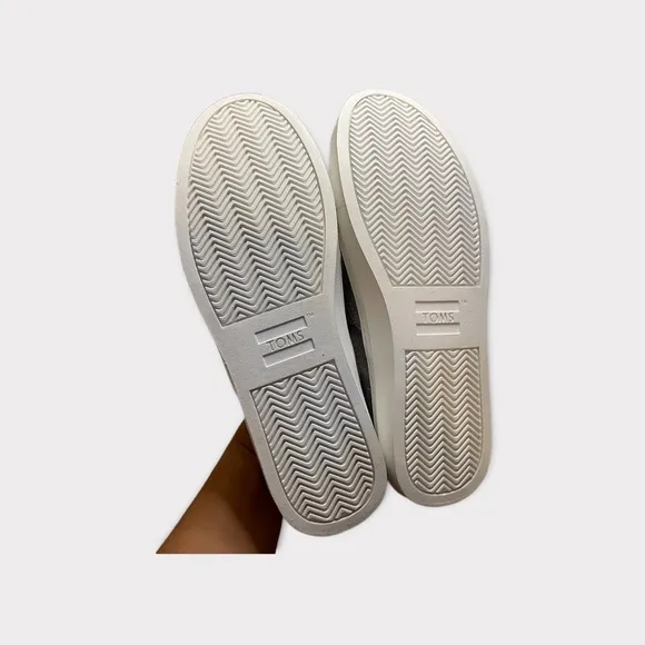 Toms Luca Grey Slip-On Shoes