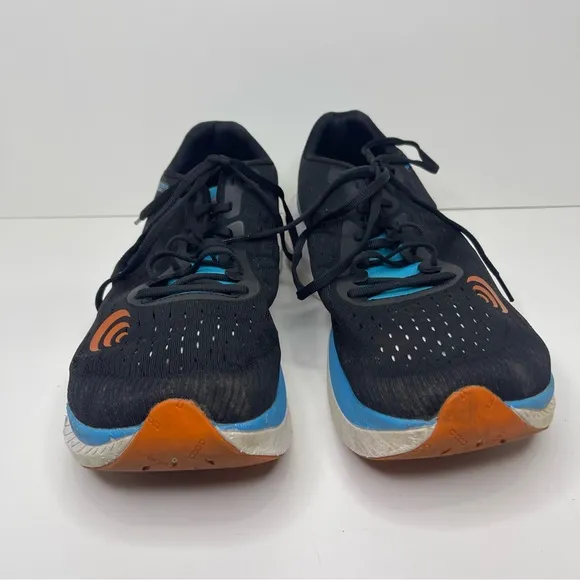 Topo Specter Mens 12.5 Shoes Black Blue Running Sneaker Gym Walking Athletic