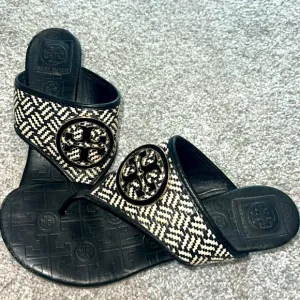 Tory Burch kitten heel sandals