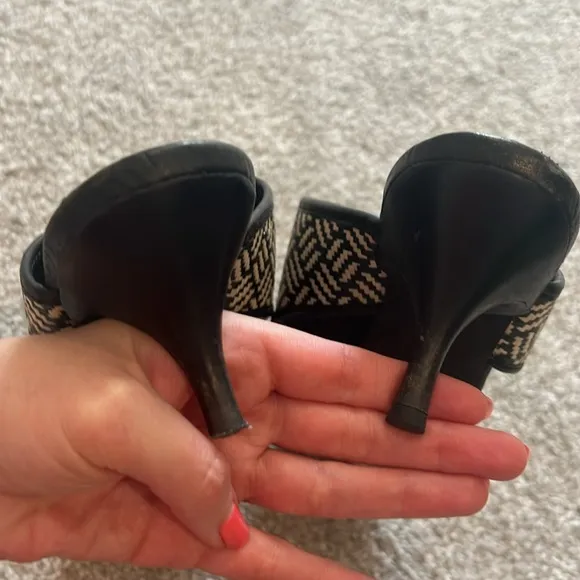Tory Burch kitten heel sandals
