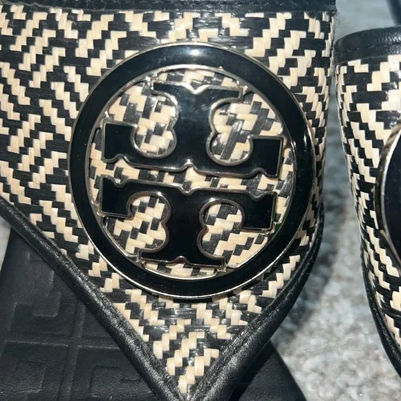 Tory Burch kitten heel sandals