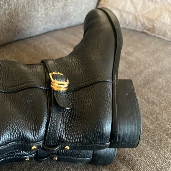 Tory Burch Marlene Riding Boot- FinnVeg Leather Size 8.5