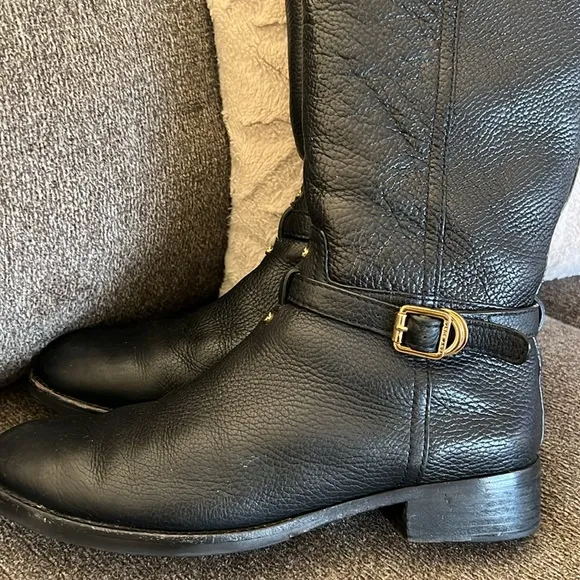 Tory Burch Marlene Riding Boot- FinnVeg Leather Size 8.5