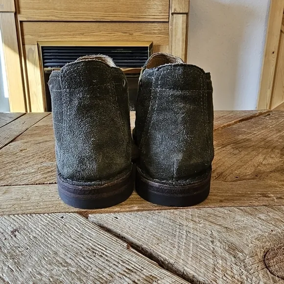 Trask Green Suede Chukka Boots Ankle bootie Women's 6.5 Medium