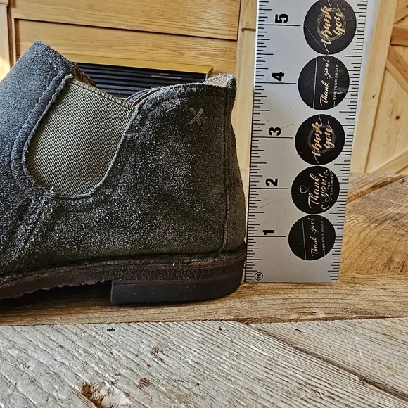 Trask Green Suede Chukka Boots Ankle bootie Women's 6.5 Medium