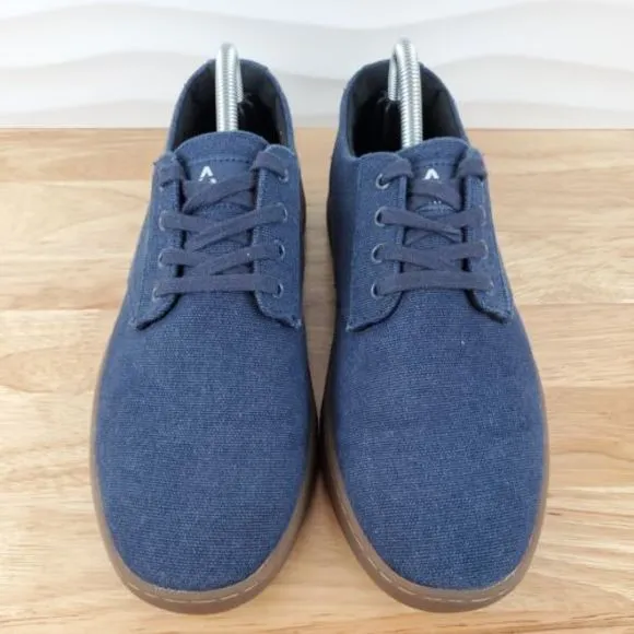 Travis Mathew Cuater Kruzers Mens Size 9 Vintage Indigo Canvas‎ Shoes 4MO150