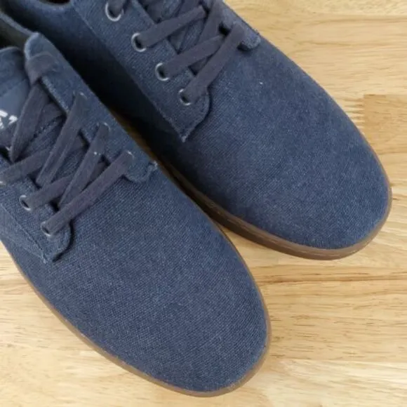 Travis Mathew Cuater Kruzers Mens Size 9 Vintage Indigo Canvas‎ Shoes 4MO150