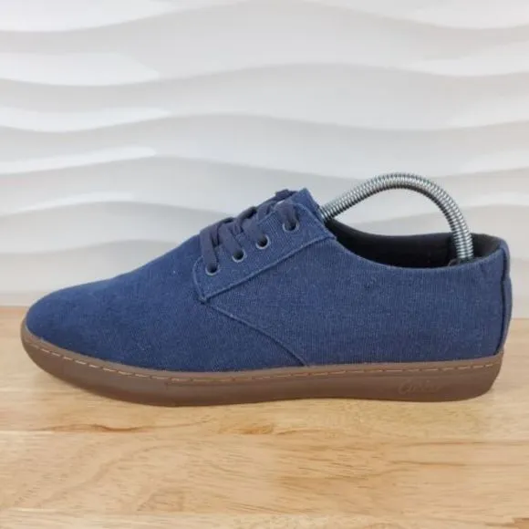 Travis Mathew Cuater Kruzers Mens Size 9 Vintage Indigo Canvas‎ Shoes 4MO150