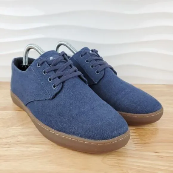 Travis Mathew Cuater Kruzers Mens Size 9 Vintage Indigo Canvas‎ Shoes 4MO150