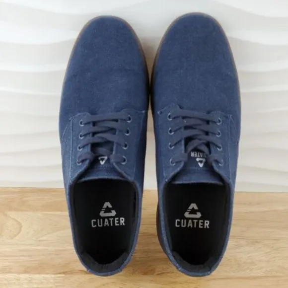 Travis Mathew Cuater Kruzers Mens Size 9 Vintage Indigo Canvas‎ Shoes 4MO150