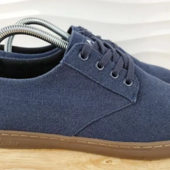 Travis Mathew Cuater Kruzers Mens Size 9 Vintage Indigo Canvas‎ Shoes 4MO150