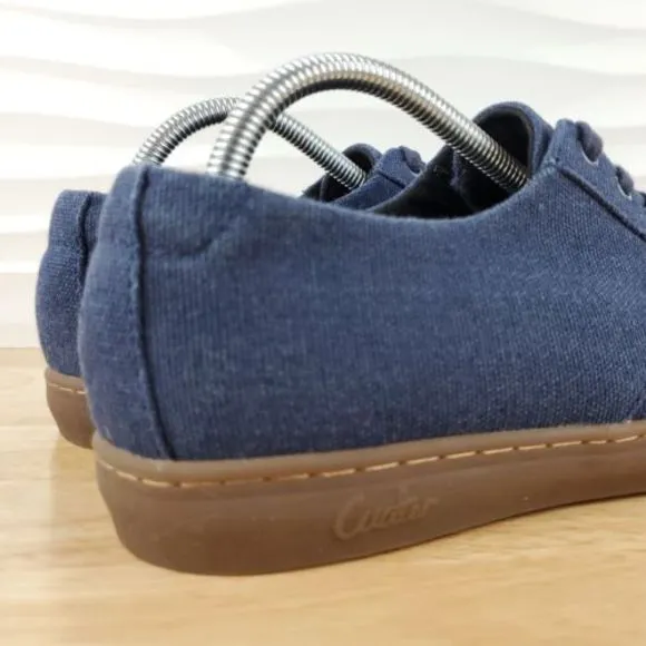 Travis Mathew Cuater Kruzers Mens Size 9 Vintage Indigo Canvas‎ Shoes 4MO150