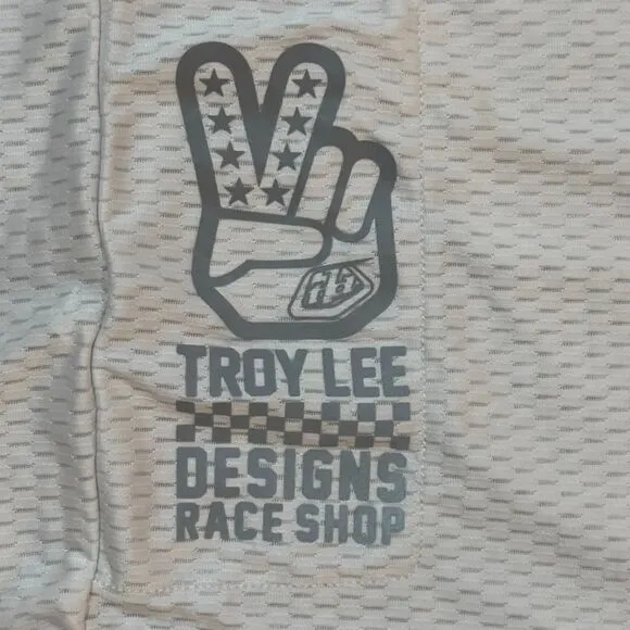 Troy Lee Designs TLD Skyline LS Bike SRAM Jersey Red/White - Men's Size Large