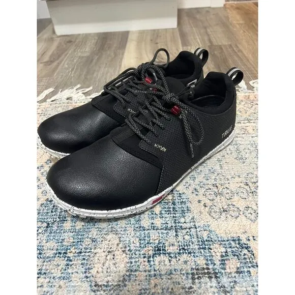 True Linkswear Men's Original Golf Shoes Classic Black US 13