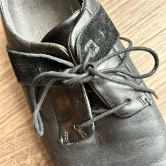 Tsubo Mens Black Leather Dress Shoes