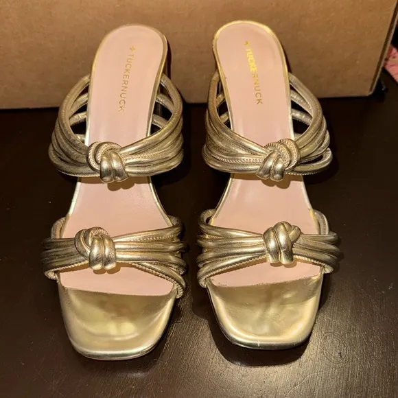 TUCKERNUCK SHOESGold Sonia Heels