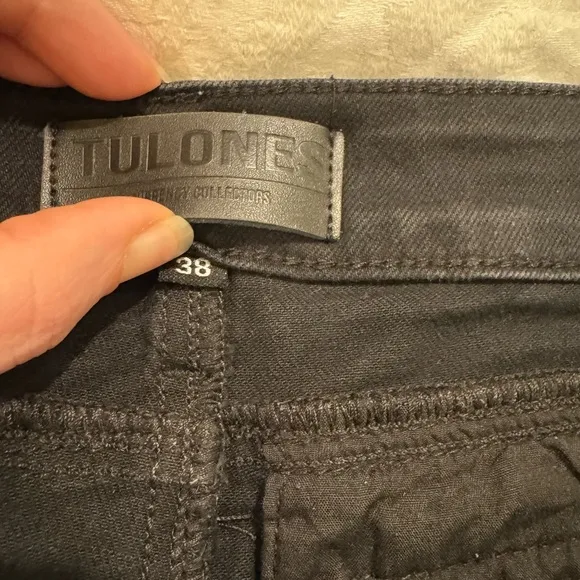 Tulones currency collectors Black Cargo Pants urban streetwear