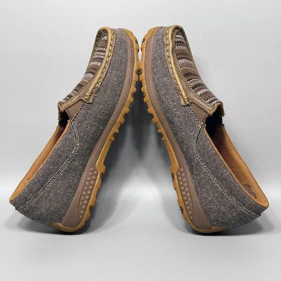 Twisted X ECO TWX Womens Size 9 Slip-On Driving Moccasin Shoes Dust Multi