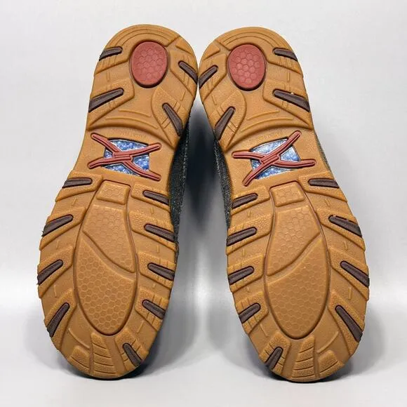 Twisted X ECO TWX Womens Size 9 Slip-On Driving Moccasin Shoes Dust Multi