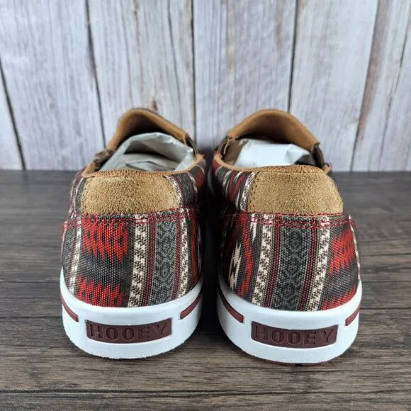Twisted X Hooey Slip On Loper Moc Toe Loafer Men's Sz 11.5 M Nomad Multi (VGC)